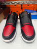 Nike Men's Air Jordan 1 Low Shoes Bred Twist Black Red 553558-067