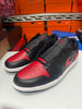 Nike Men's Air Jordan 1 Low Shoes Bred Twist Black Red 553558-067