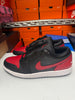 Nike Men's Air Jordan 1 Low Shoes Bred Twist Black Red 553558-067