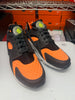 Nike Men's Air Huarache Crater PRM Shoes Woven Black Orange DQ5013-001