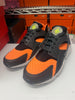 Nike Men's Air Huarache Crater PRM Shoes Woven Black Orange DQ5013-001