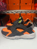 Nike Men's Air Huarache Crater PRM Shoes Woven Black Orange DQ5013-001