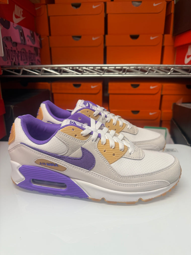 Nike Men's Air Max 90 Shoes White Action Grape DM0029-102
