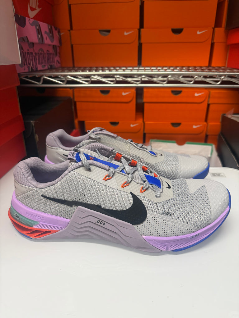 Nike Men's Metcon 7 Shoes Grey Black Blue CZ8281-005