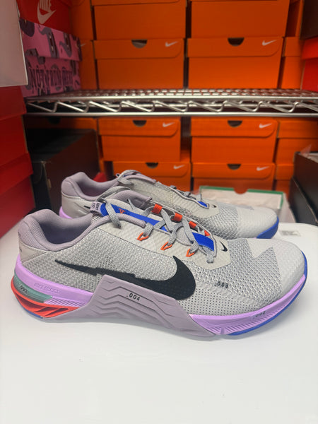 Nike Men's Metcon 7 Shoes Grey Black Blue CZ8281-005