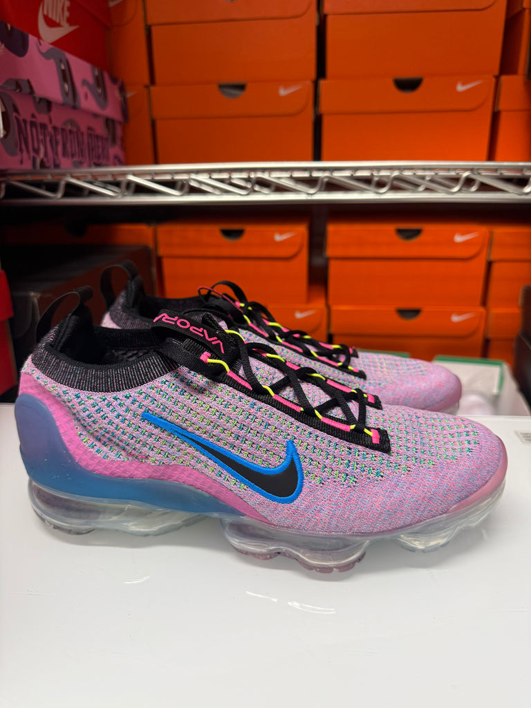 Nike Women's Air Vapormax 2021 Flyknit Shoes Pink Blast Blue DX3369-600