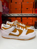 Nike Men's Dunk Low QS Shoes Dark Curry White FQ6965-700