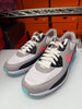 Nike Men's Air Max 90 Golf Shoes White Grey Black Hot Punch CU9978-133