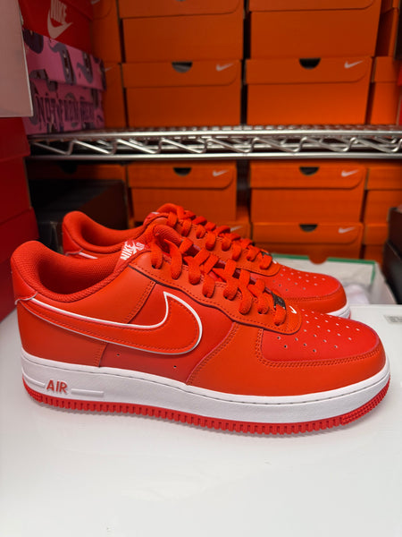 Nike Men's Air Force 1 '07 Shoes Picante Red White DV0788-600