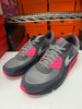 Nike Men's Air Max 90 Shoes Grey Black Hyper Pink DM0029-010