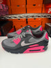Nike Men's Air Max 90 Shoes Grey Black Hyper Pink DM0029-010