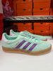 Adidas Women's Gazelle Indoor Shoes Mint Purple JQ0192