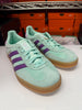 Adidas Women's Gazelle Indoor Shoes Mint Purple JQ0192