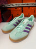 Adidas Women's Gazelle Indoor Shoes Mint Purple JQ0192