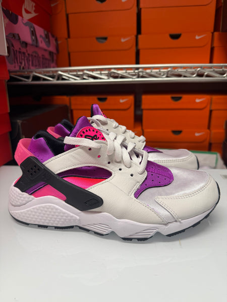 Nike Women's Air Huarache Shoes White Black Hyper Pink DH4439-109