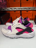 Nike Women's Air Huarache Shoes White Black Hyper Pink DH4439-109