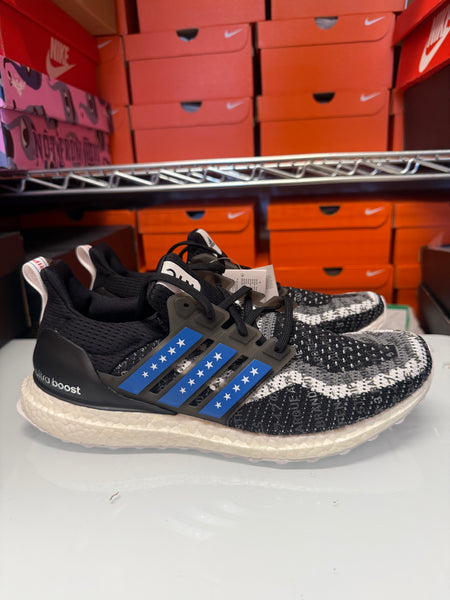 Adidas Men's Ultraboost City Shoes NYC Black White Red Blue FV2587