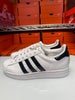 Adidas Women's Superstar II Shoes Black White JS4010