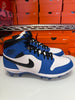 Nike Men's Jordan 1 Mid TD Cleat Game Royal White Black FJ6805-104