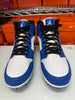 Nike Men's Jordan 1 Mid TD Cleat Game Royal White Black FJ6805-104