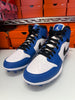 Nike Men's Jordan 1 Mid TD Cleat Game Royal White Black FJ6805-104