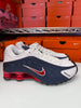 Nike Men's Shox R4 Shoes USA Blue White Red HQ1988-400
