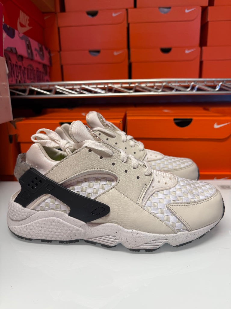Nike Men's Air Huarache Crater PRM Shoes Light Bone White Black DM0863-001