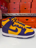 Nike Men's Dunk High Retro Shoes Lakers Court Purple Yellow White DD1399-500