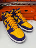 Nike Men's Dunk High Retro Shoes Lakers Court Purple Yellow White DD1399-500