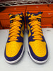 Nike Men's Dunk High Retro Shoes Lakers Court Purple Yellow White DD1399-500