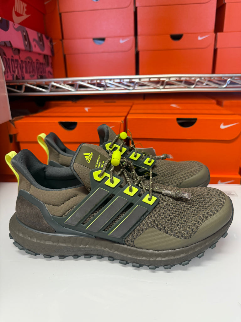 Adidas Men's Ultraboost 1.0 ATR Shoes Olive Strata Lucid Lemon IF9073