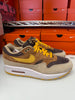 Nike Men's Air Max 1 PRM Shoes Duck Pecan Yellow Ochre DZ0482-200