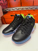 Nike Men's Lebron 19 Low Shoes Black Ghost Green Purple DO9829-001