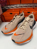 Nike Men's ZoomX Invincible Run Flyknit 3 Shoes Oatmeal Black Orange FQ8720-140
