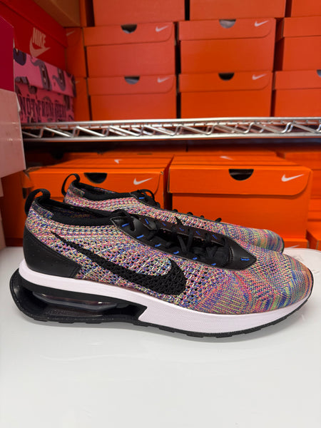 Nike Men's Air Max Flyknit Racer Shoes Black Blue White Pink FD2765-900