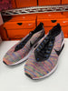 Nike Men's Air Max Flyknit Racer Shoes Black Blue White Pink FD2765-900