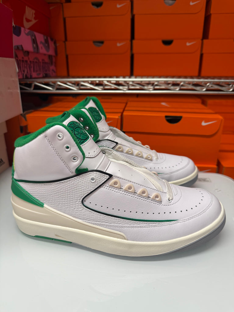 Nike Men's Air Jordan 2 Retro Shoes White Lucky Green DR8884-103