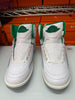 Nike Men's Air Jordan 2 Retro Shoes White Lucky Green DR8884-103