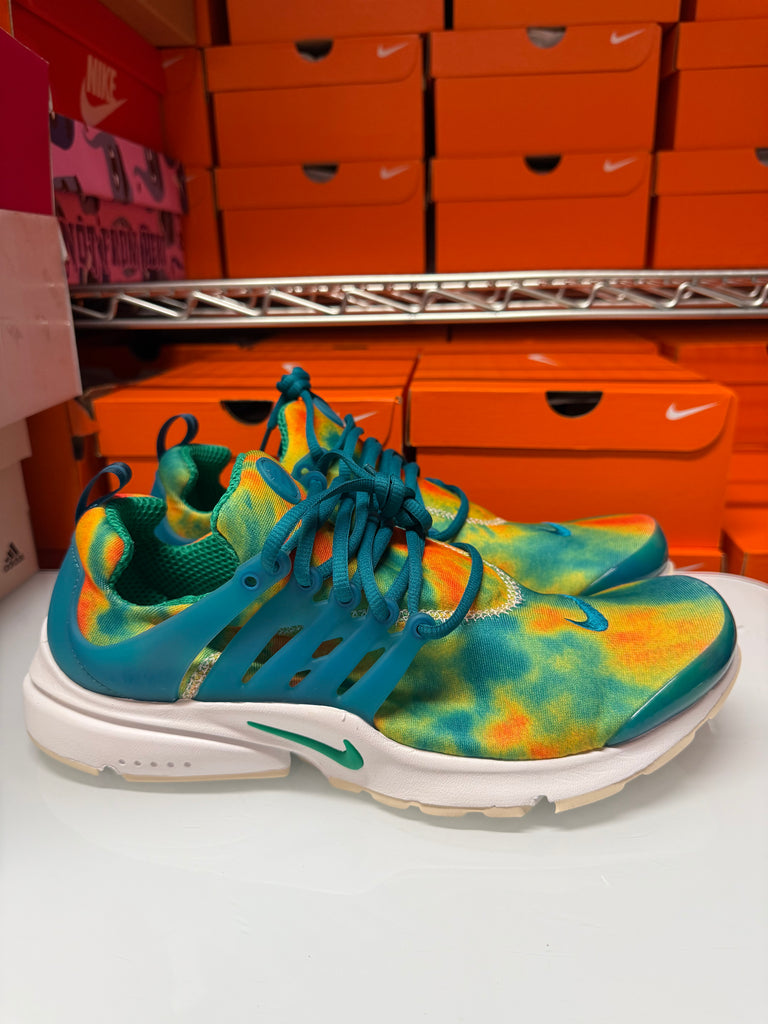 Nike Men's Air Presto Shoes White Bright Spruce Orange CT3550-200