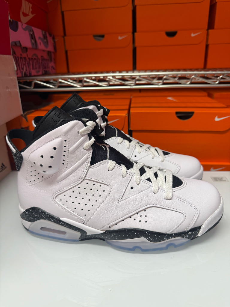 Nike Men's Air Jordan 6 Retro Shoes Reverse Oreo White Black CT8529-112