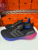 Adidas Men's Ultraboost 22 Shoes Black Lucid Blue Pink HQ8593