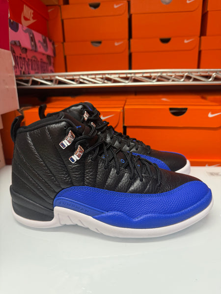 Nike Women's Air Jordan 12 Retro Shoes Black Hyper Royal AO6068-004