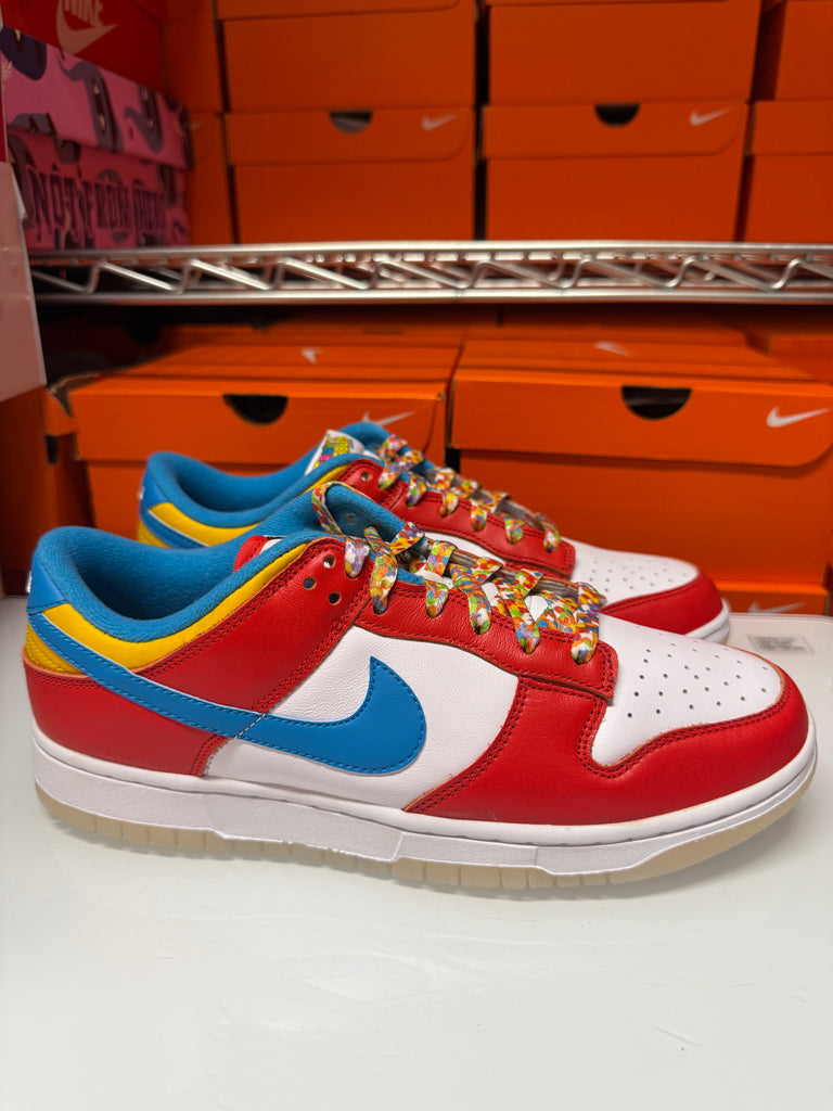 Nike Men's Dunk Low QS Fruity Pebbles Red Blue White DH8009-600