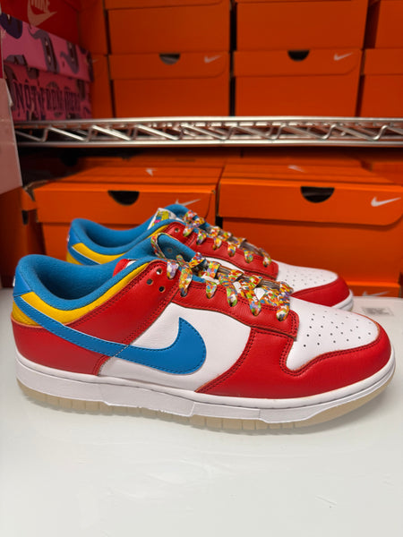 Nike Men's Dunk Low QS Fruity Pebbles Red Blue White DH8009-600
