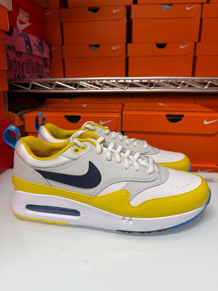Nike Men's Air Max 1 '86 OG Golf Shoes Ryder Cup White Yellow FN8075-101