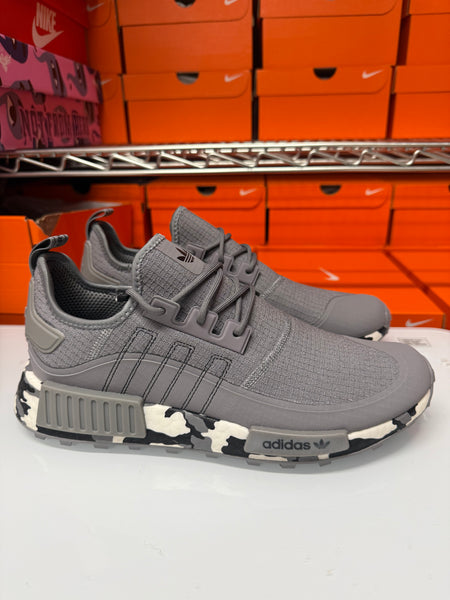 Adidas Men's NMD R1 Trail Shoes Grey Black White GX6329