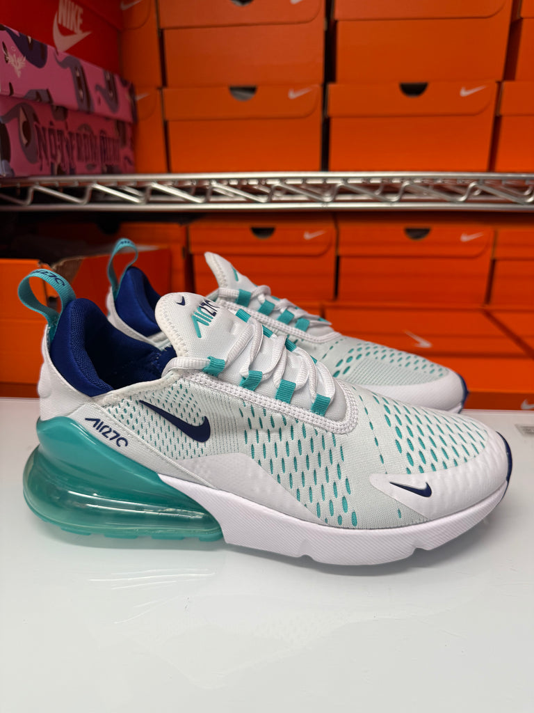 Nike Men's Air Max 270 Shoes White Hyper Jade CI2451-100