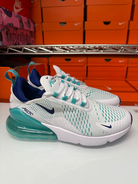 Nike Men's Air Max 270 Shoes White Hyper Jade CI2451-100