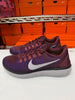 Nike Men's Free RN Distance Shoes Maroon Grey Purple 827115-600