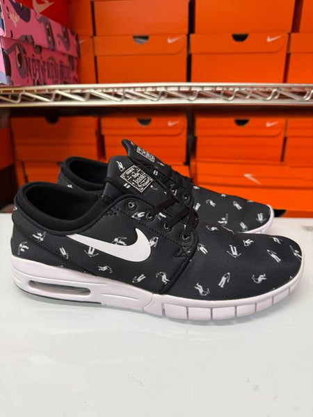 Nike Men's Stefan Janoski Max PRM Shoes Black White 807497-010